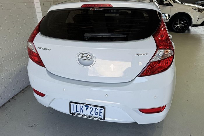 2017 Hyundai Accent Sport RB6 MY18 Chalk White