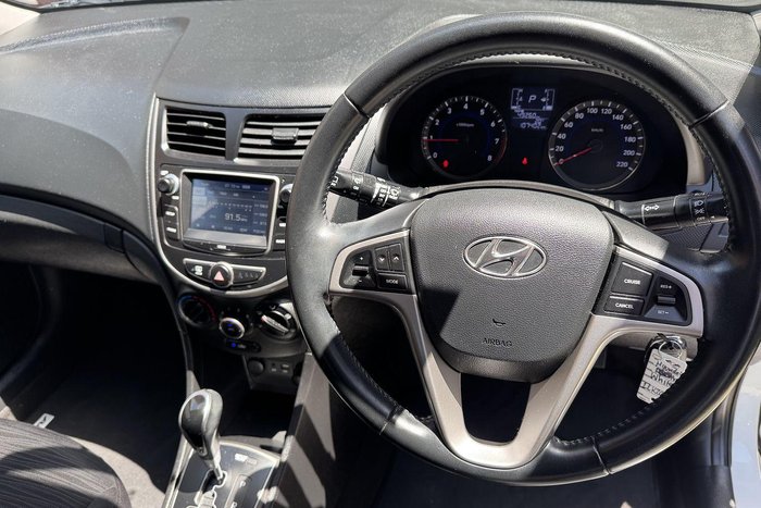 2017 Hyundai Accent Sport RB6 MY18 Chalk White