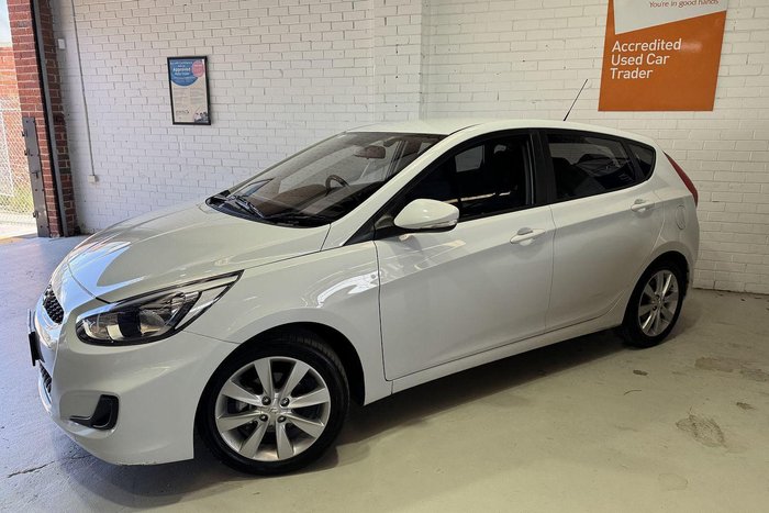 2017 Hyundai Accent Sport RB6 MY18 Chalk White