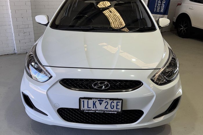 2017 Hyundai Accent Sport RB6 MY18 Chalk White
