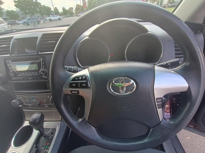 2012 Toyota Kluger KX-R GSU40R MY12 Dark Furnace