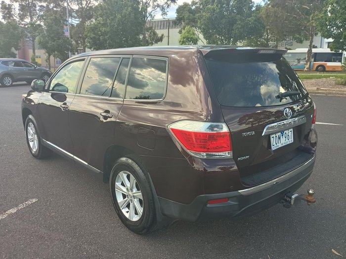 2012 Toyota Kluger KX-R GSU40R MY12 Dark Furnace