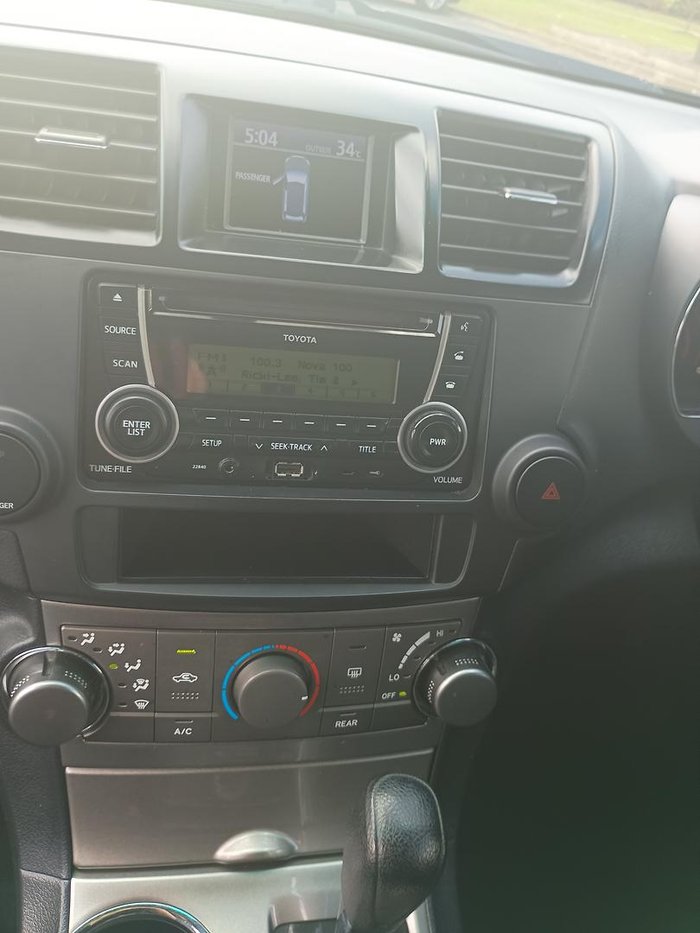 2012 Toyota Kluger KX-R GSU40R MY12 Dark Furnace