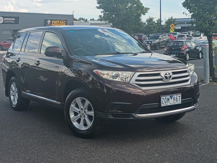 2012 Toyota Kluger KX-R GSU40R MY12 Dark Furnace