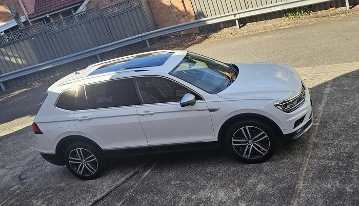 2018 Volkswagen Tiguan 140TDI Highline Allspace 5N MY18 Four Wheel Drive Pure White
