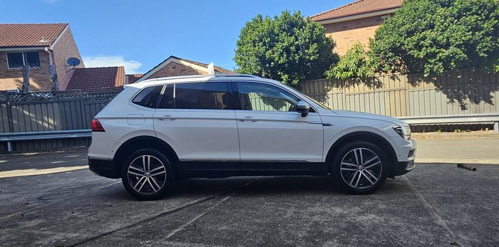 2018 Volkswagen Tiguan 140TDI Highline Allspace 5N MY18 Four Wheel Drive Pure White