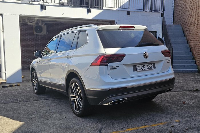 2018 Volkswagen Tiguan 140TDI Highline Allspace 5N MY18 Four Wheel Drive Pure White