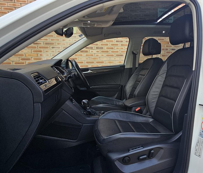 2018 Volkswagen Tiguan 140TDI Highline Allspace 5N MY18 Four Wheel Drive Pure White