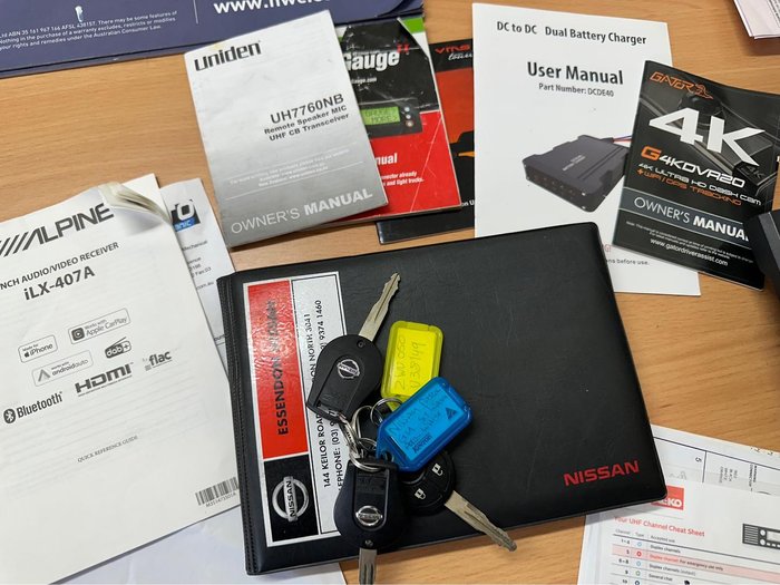 2011 Nissan Patrol ST GU 7 MY10 4X4 Dual Range White