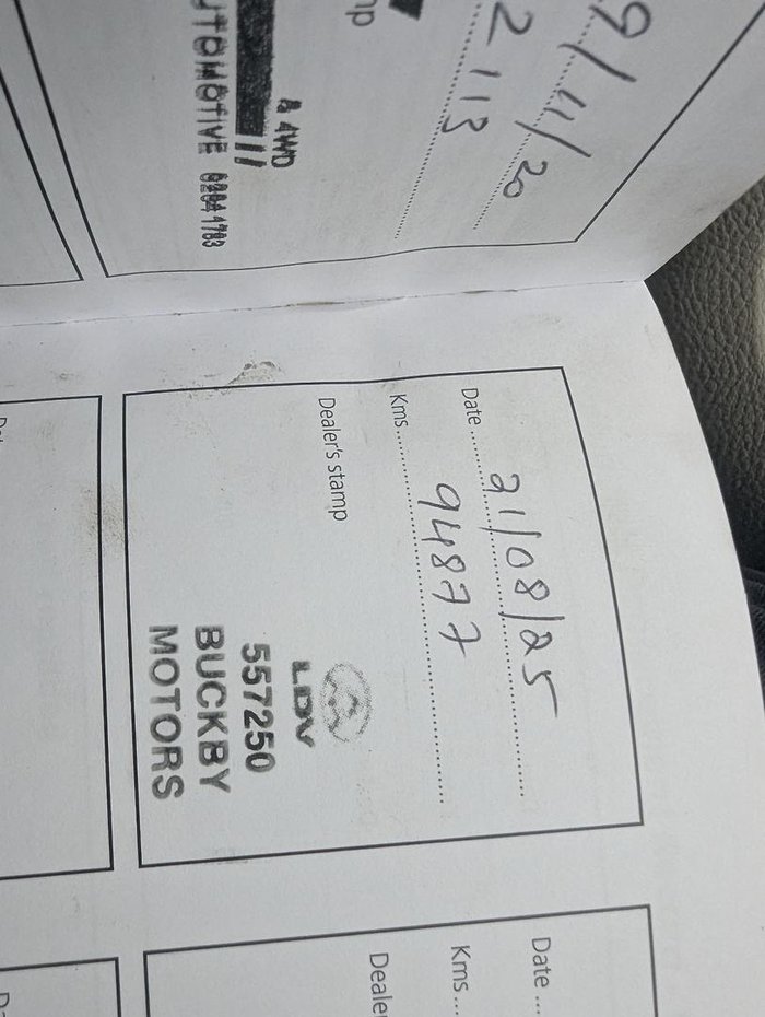 2019 LDV G10 SV7A Blanc White