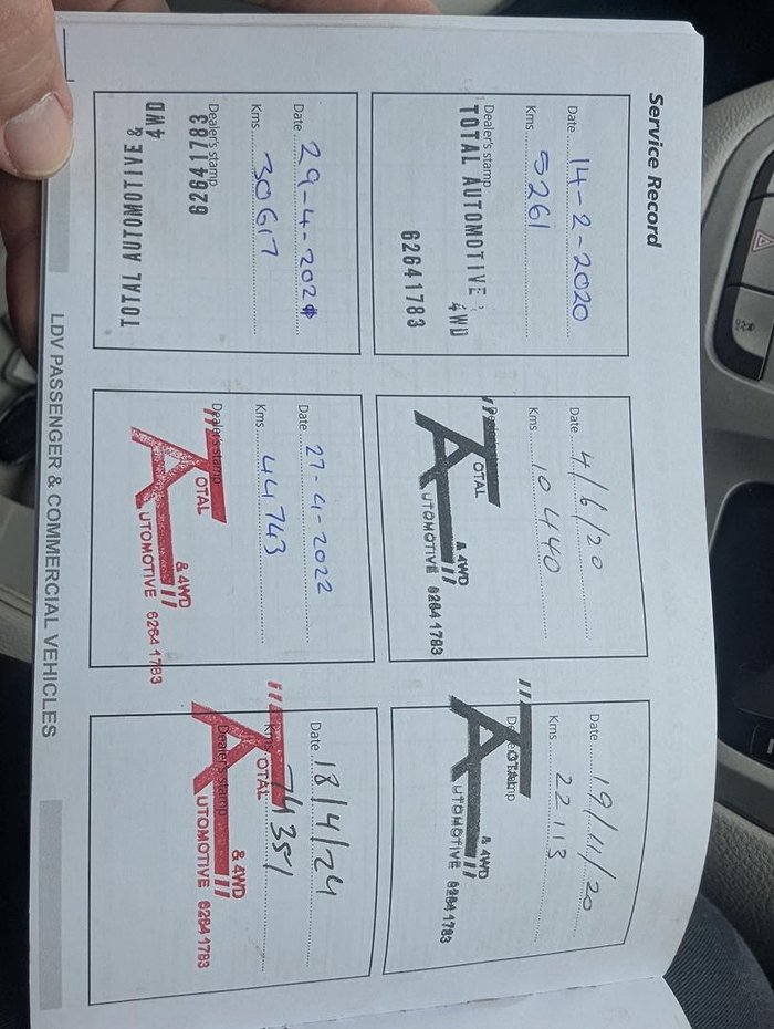 2019 LDV G10 SV7A Blanc White