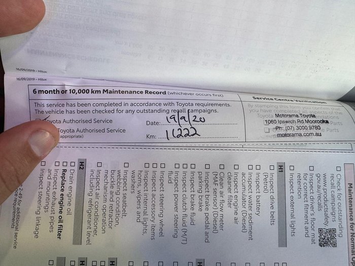 2020 Toyota Hilux Workmate Hi-Rider