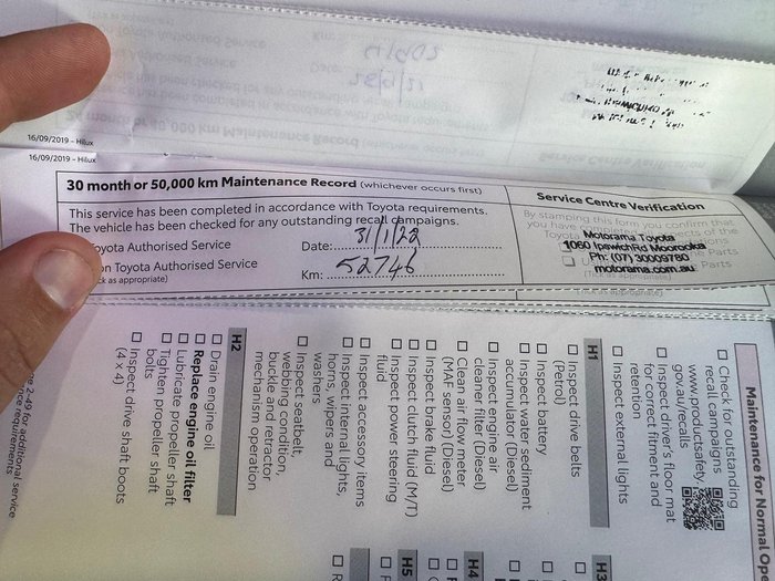 2020 Toyota Hilux Workmate Hi-Rider