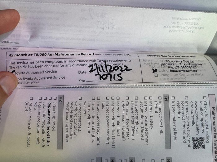 2020 Toyota Hilux Workmate Hi-Rider