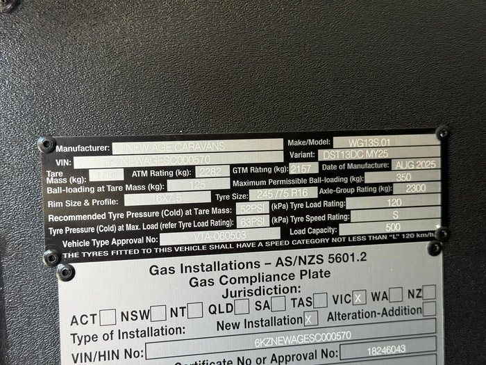 2025 Traveller Destination Track 13