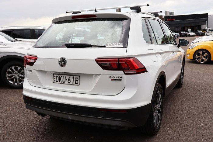 2016 Volkswagen Tiguan 110TDI Comfortline 5N MY17 Four Wheel Drive Pure White