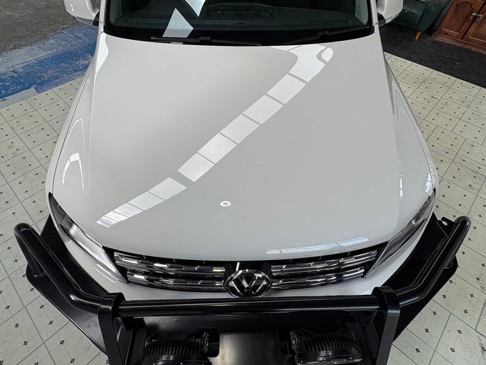 2018 Volkswagen Amarok TDI550 Sportline 2H MY19 4X4 Constant Candy White