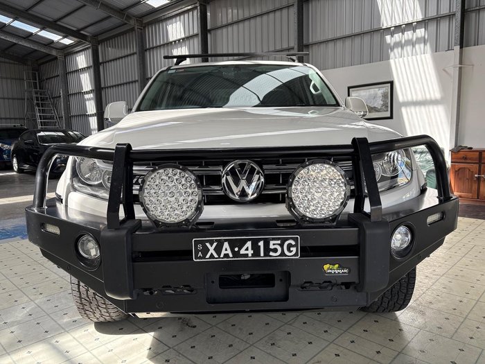2018 Volkswagen Amarok TDI550 Sportline 2H MY19 4X4 Constant Candy White