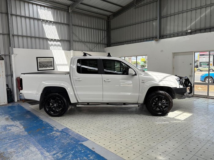 2018 Volkswagen Amarok TDI550 Sportline 2H MY19 4X4 Constant Candy White
