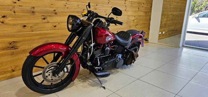 2011 Harley-davidson FLSTFB FAT BOY LO Maroon