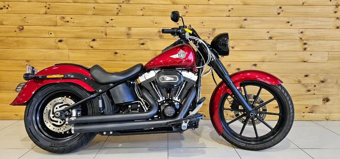 2011 Harley-davidson FLSTFB FAT BOY LO Maroon