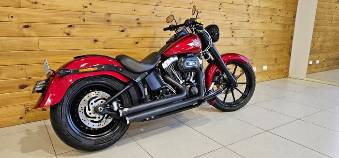 2011 Harley-davidson FLSTFB FAT BOY LO Maroon