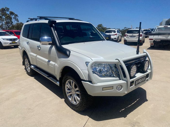 2018 Mitsubishi Pajero GLX NX MY18 4X4 Dual Range White