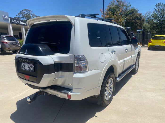2018 Mitsubishi Pajero GLX NX MY18 4X4 Dual Range White