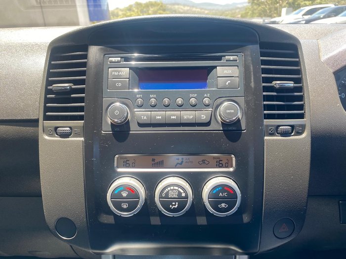 2013 Nissan Navara ST D40 Series 6 4X4 Dual Range Arctic White