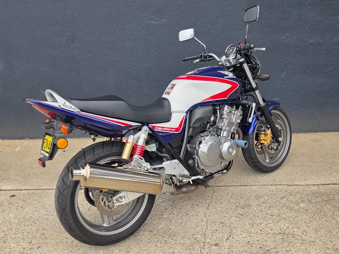 2008 Honda CB400 BLUE