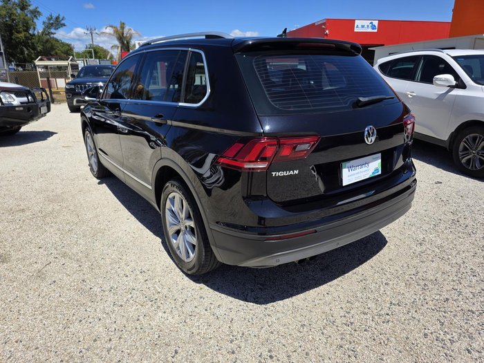 2018 Volkswagen Tiguan 132TSI Comfortline 5N MY19 Four Wheel Drive Deep Black