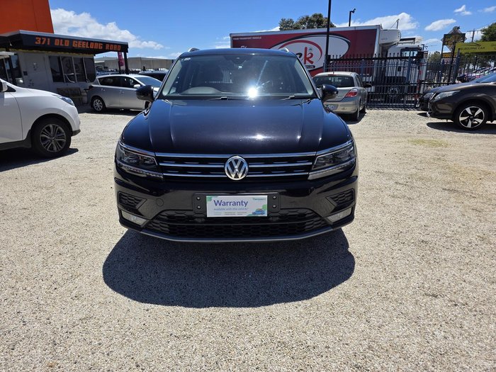 2018 Volkswagen Tiguan 132TSI Comfortline 5N MY19 Four Wheel Drive Deep Black