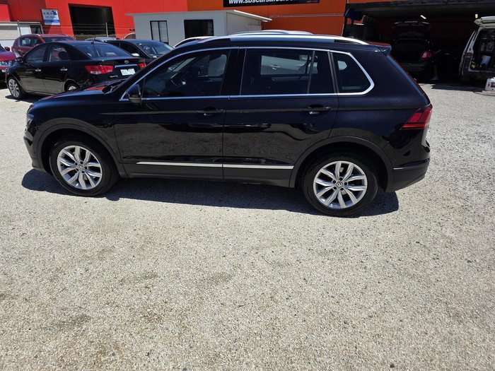 2018 Volkswagen Tiguan 132TSI Comfortline 5N MY19 Four Wheel Drive Deep Black