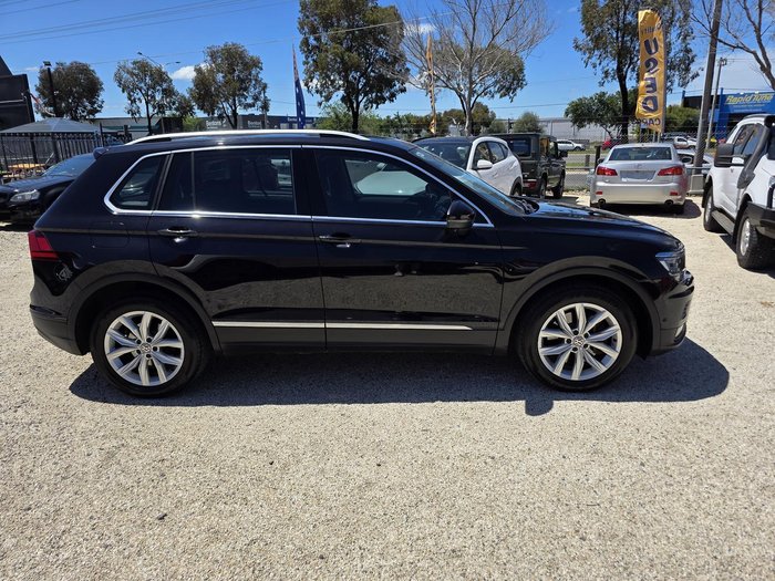 2018 Volkswagen Tiguan 132TSI Comfortline 5N MY19 Four Wheel Drive Deep Black
