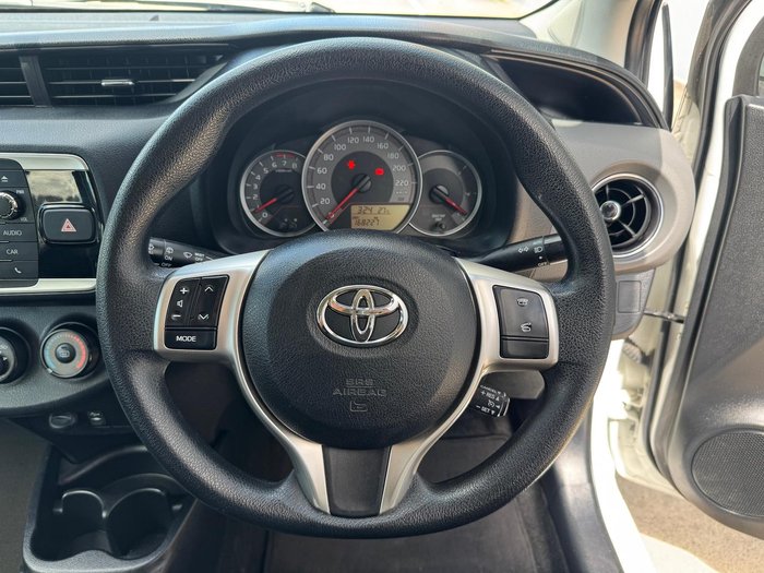 2015 Toyota Yaris Ascent NCP130R Glacier White