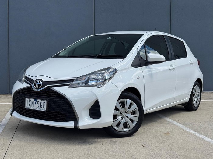 2015 Toyota Yaris Ascent NCP130R Glacier White
