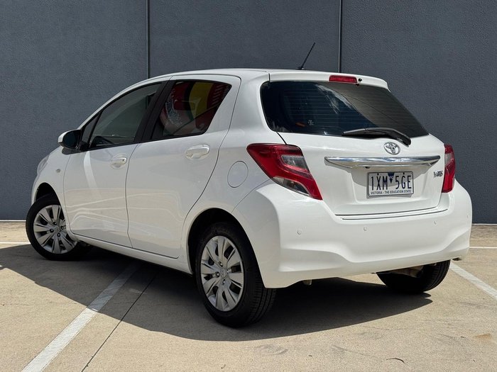 2015 Toyota Yaris Ascent NCP130R Glacier White