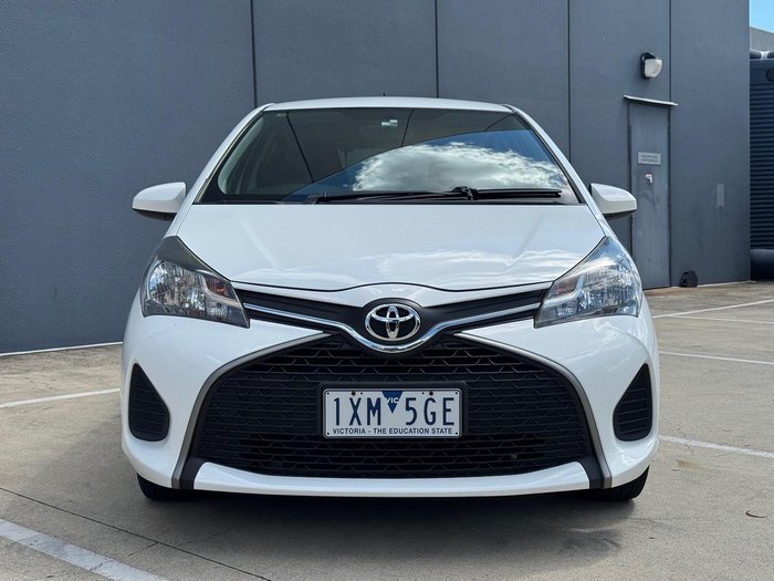 2015 Toyota Yaris Ascent NCP130R Glacier White