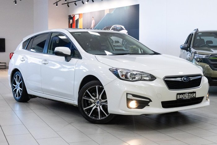 2019 Subaru Impreza 2.0i Premium G5 MY19 AWD Crystal White