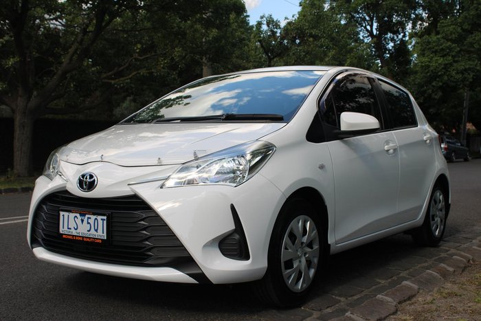 2017 Toyota Yaris Ascent NCP130R Glacier White