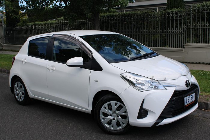 2017 Toyota Yaris Ascent NCP130R Glacier White