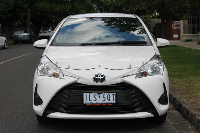 2017 Toyota Yaris Ascent NCP130R Glacier White