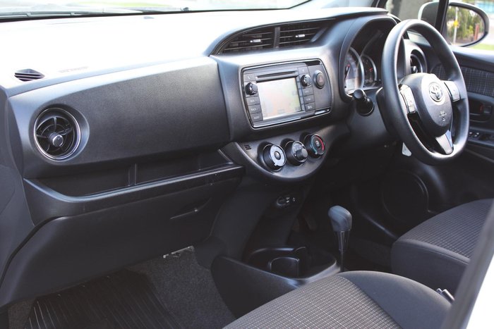 2017 Toyota Yaris Ascent NCP130R Glacier White