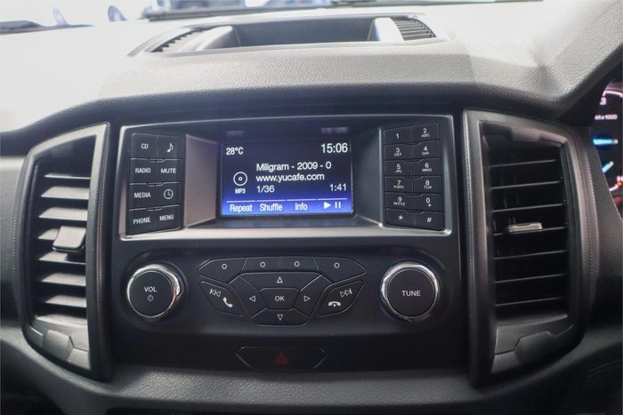 2017 Ford Ranger XL PX MkII 4X4 Dual Range Frozen White