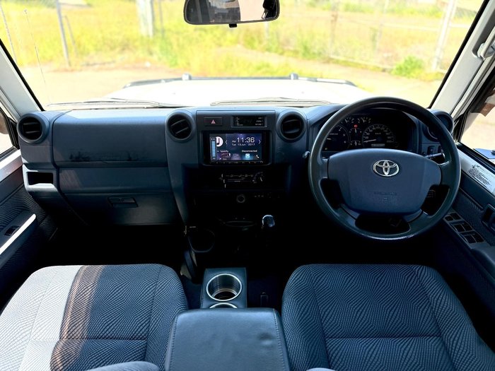 2014 Toyota Landcruiser GXL VDJ79R 4X4 Dual Range French Vanilla