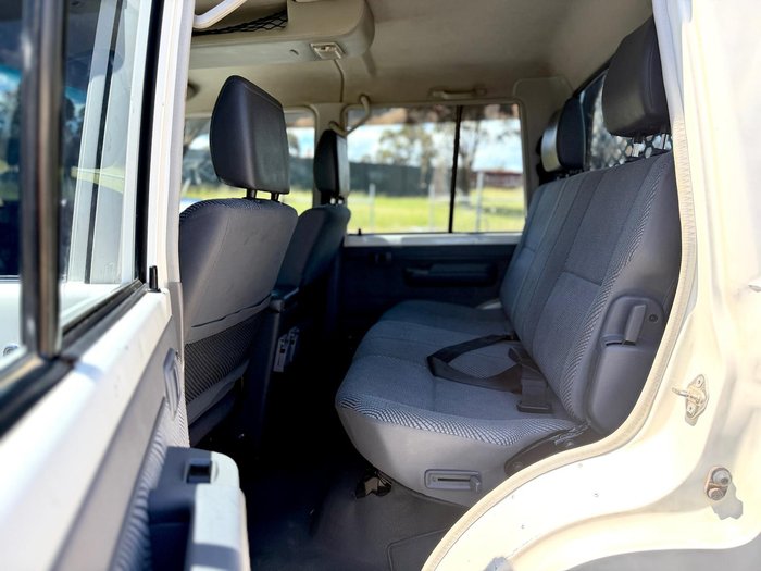 2014 Toyota Landcruiser GXL VDJ79R 4X4 Dual Range French Vanilla