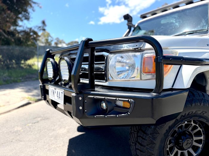 2014 Toyota Landcruiser GXL VDJ79R 4X4 Dual Range French Vanilla