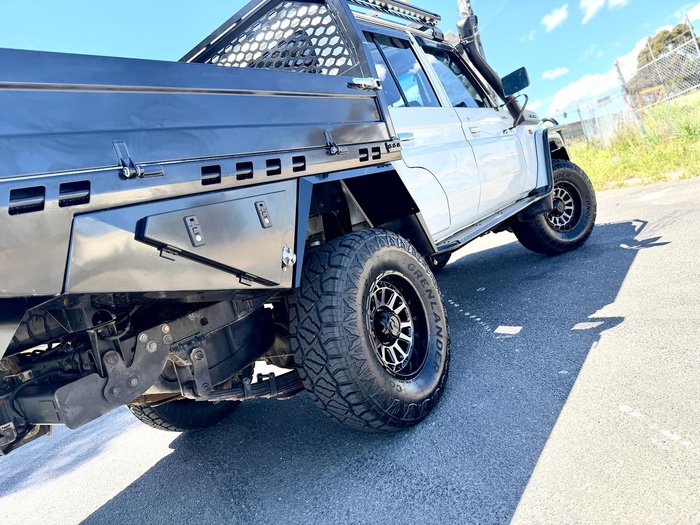 2014 Toyota Landcruiser GXL VDJ79R 4X4 Dual Range French Vanilla