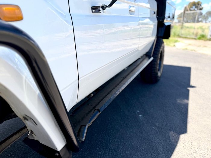 2014 Toyota Landcruiser GXL VDJ79R 4X4 Dual Range French Vanilla