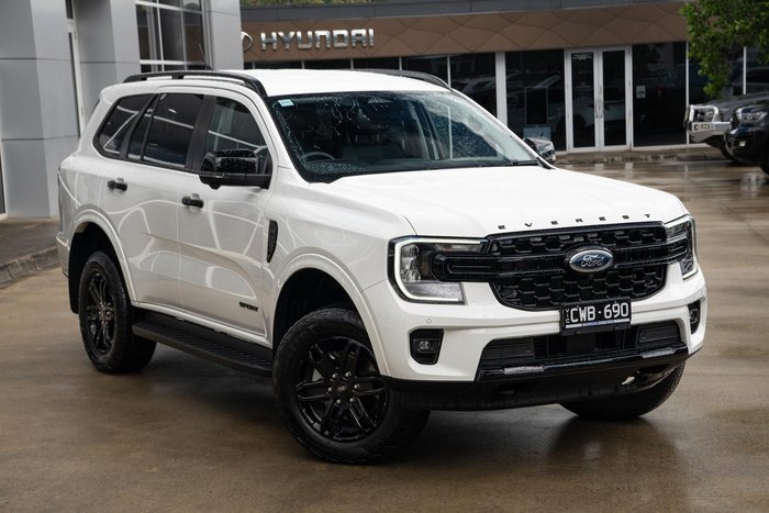2024 Ford Everest Sport MY24.50 4X4 Dual Range Arctic White